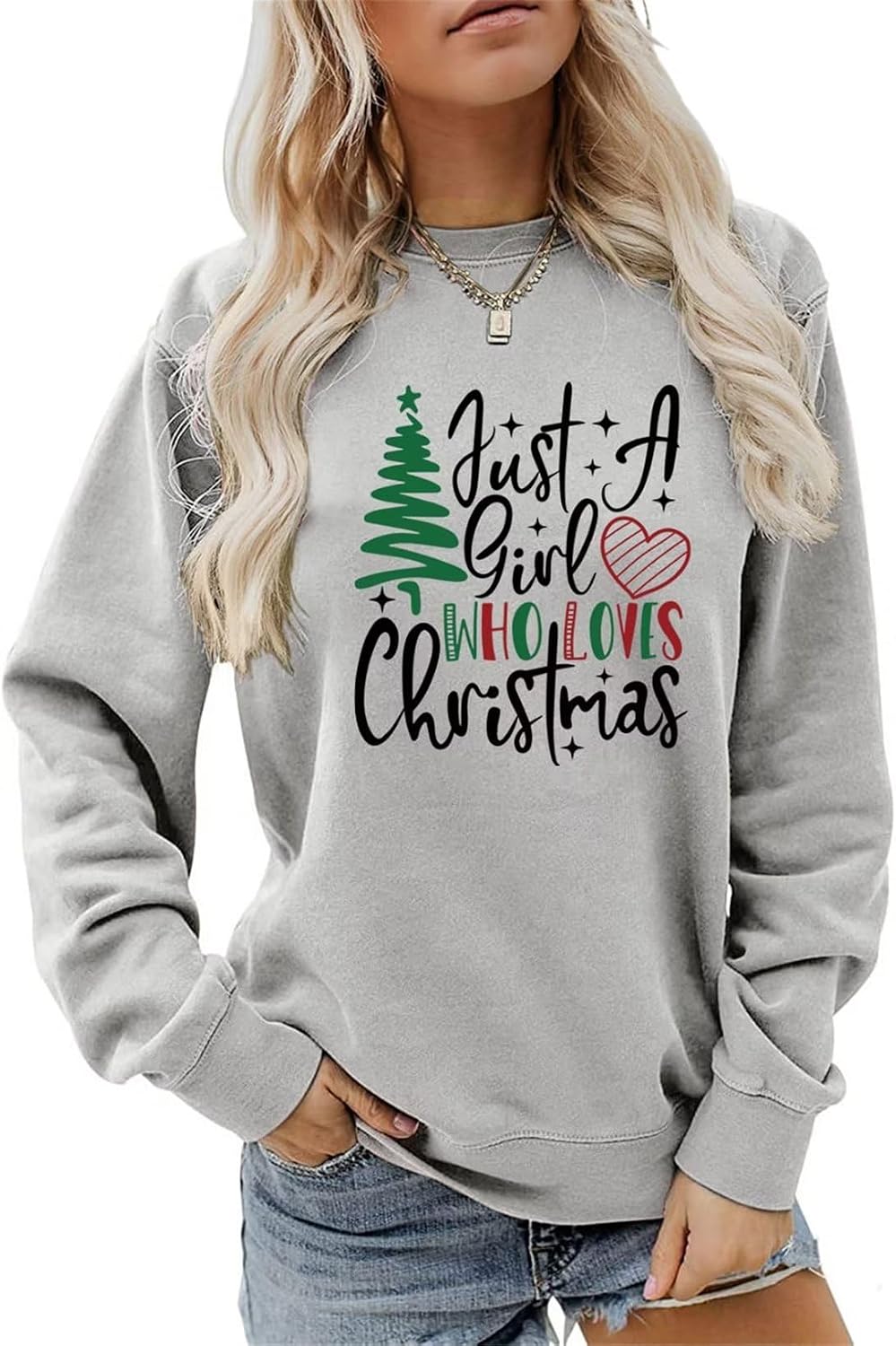 Christmas Sweatshirt, Funny Sweatshirt for Mama Grandma, Womens Pullovers Long Sleeve Crewneck Mama Gift Fall Shirt
