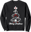 Merry Christmas Nurse Yuletide Practitioners Xmas Scrub Sweatshirt