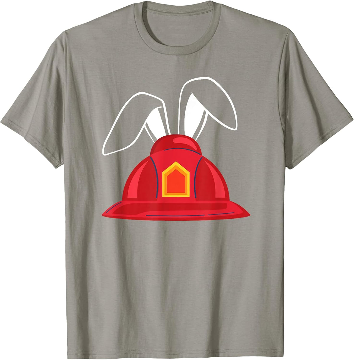 Bunny Ears Fireman Helmet Happy Easter Unisex
