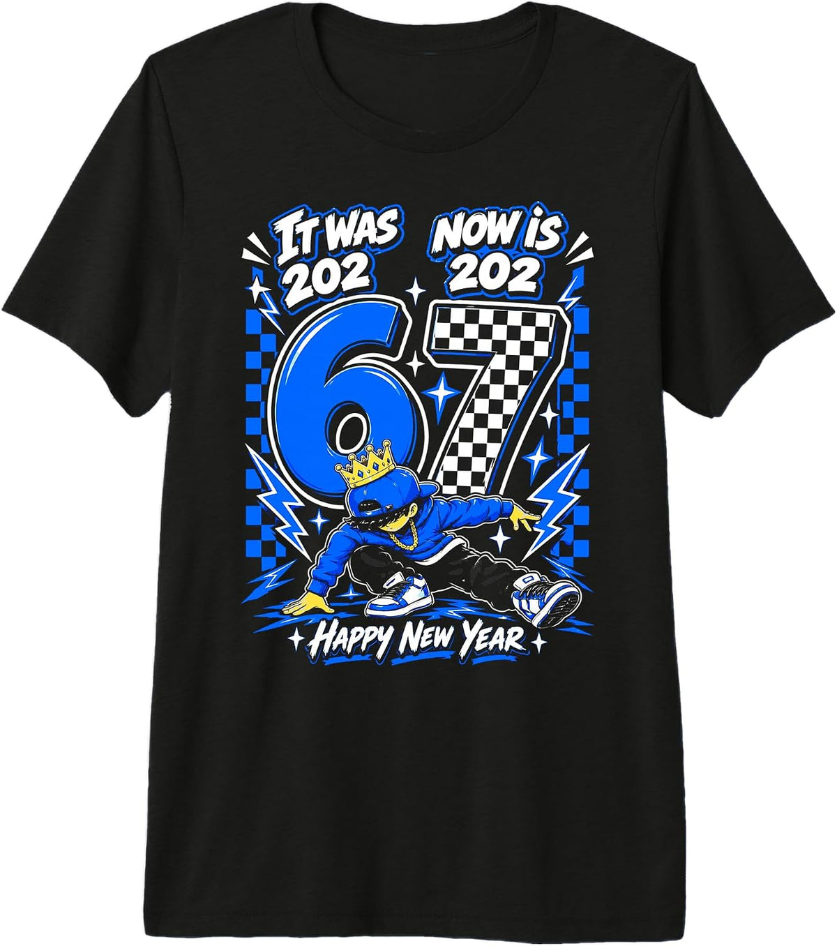 Happy New Year 2027 67 Six Seven Breakdancer Streetwear Premium Tri-Blend T-Shirt