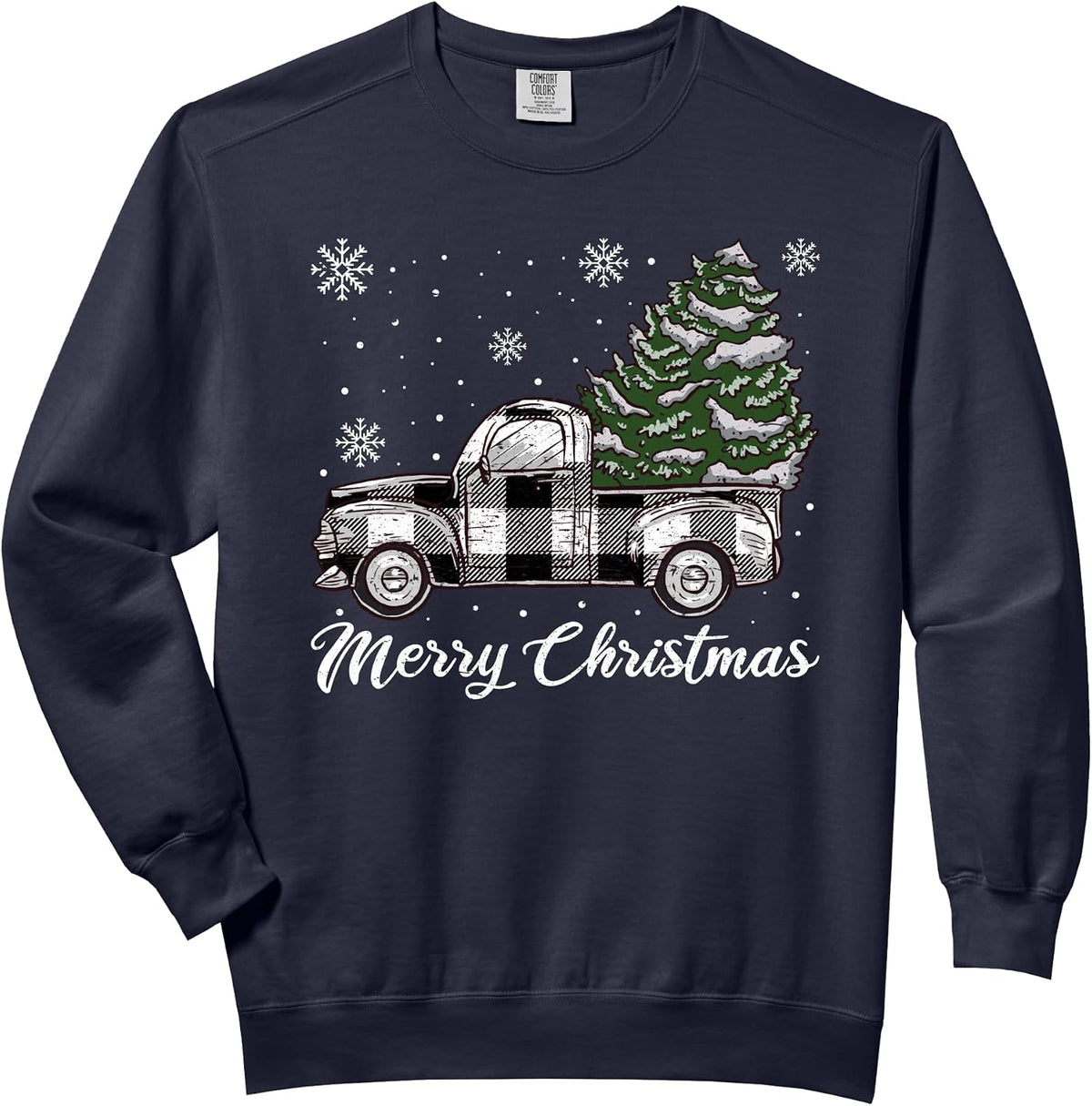 Merry Christmas Tree Truck Shirt For Men Women
