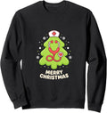 Nurse Holiday Merry Christmas Tree Stethoscope Sweatshirt