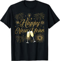 Happy New Year 2026 New Years Eve Party Countdown Fireworks T-Shirt