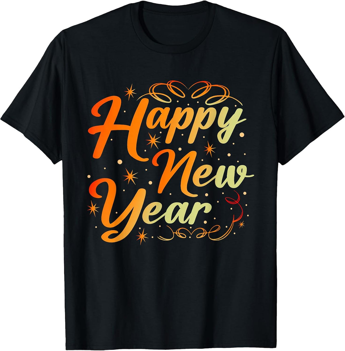 Happy New Year Family Matching Fireworks New Year Party T-Shirt