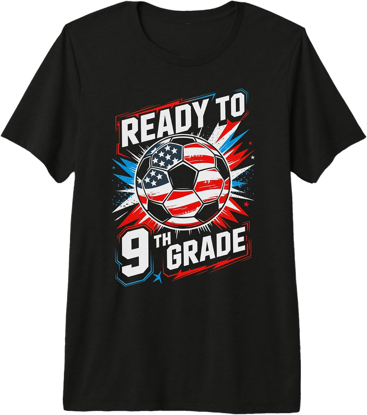 Cute Ready Crush 9th Grade Soccer Teacher Happy Future Premium Tri-Blend T-Shirt