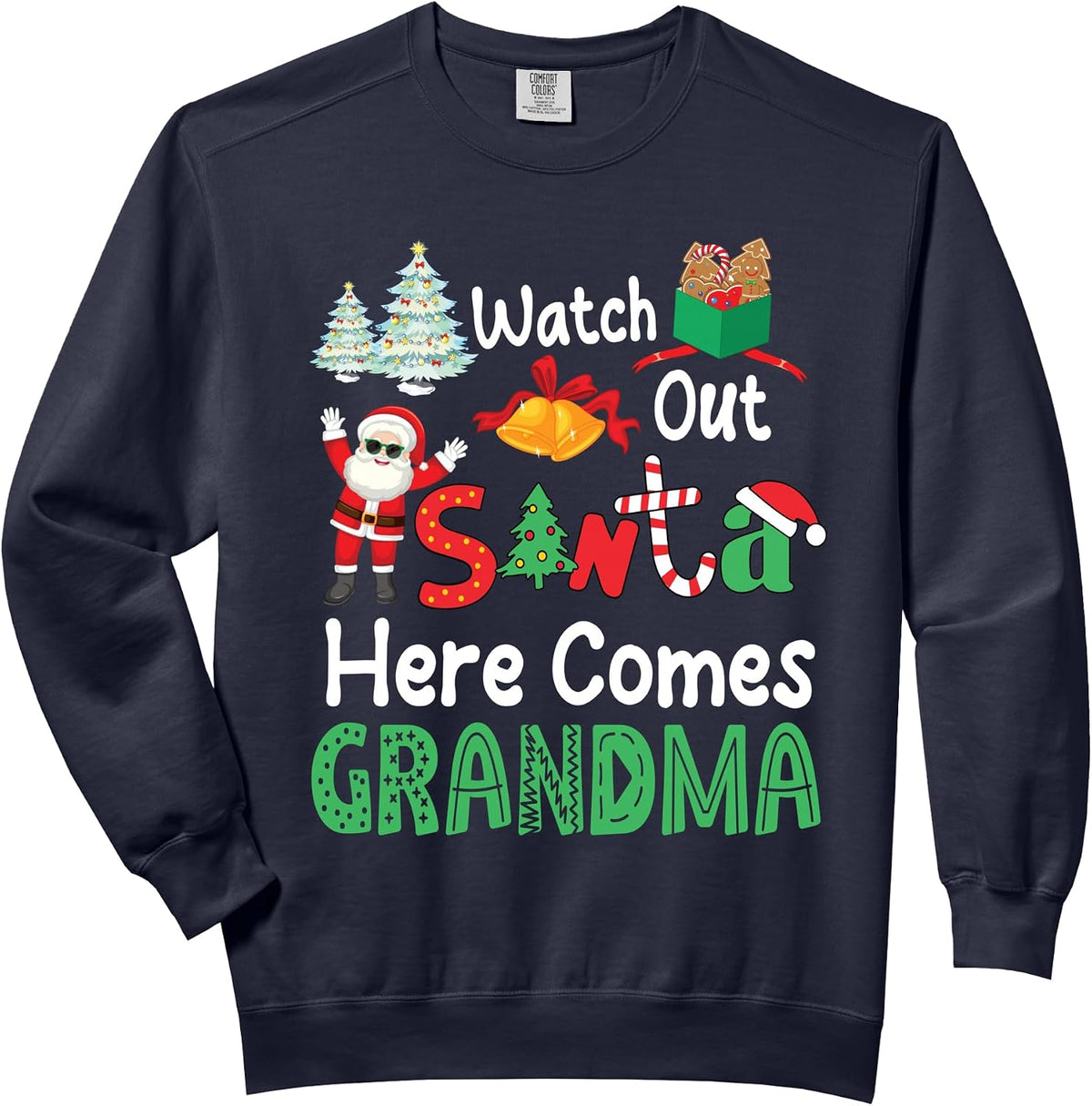 T4Tee Merry Christmas Day Grandma