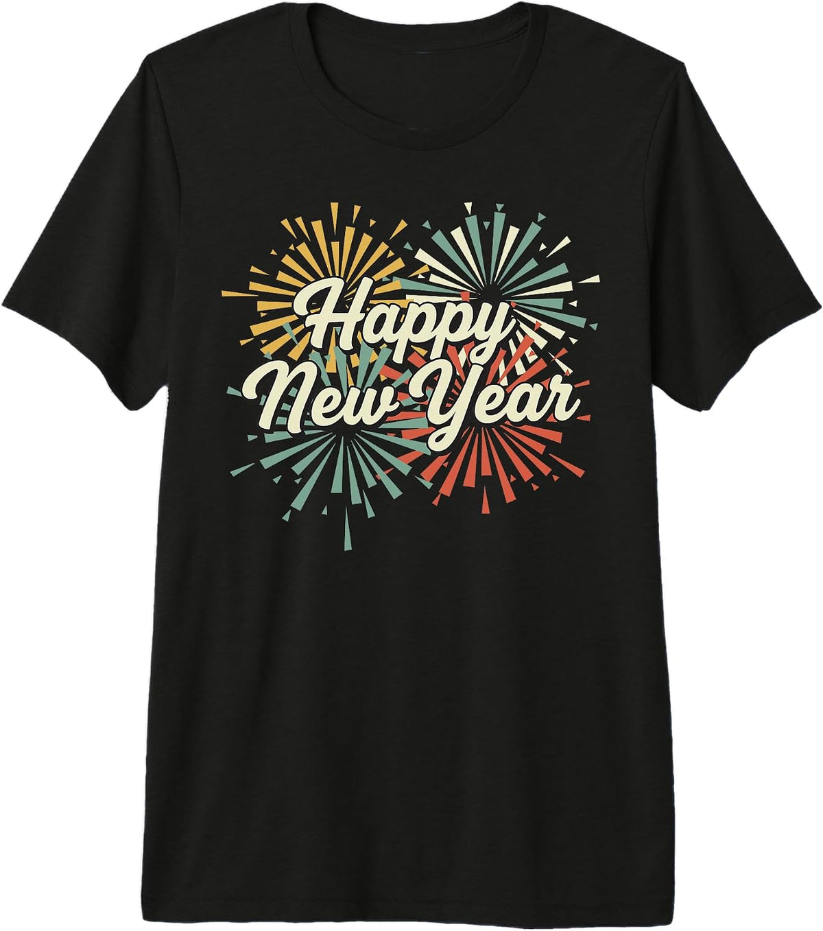 Happy New Year Party Supplies 2027 Family Matching Fireworks Premium Tri-Blend T-Shirt