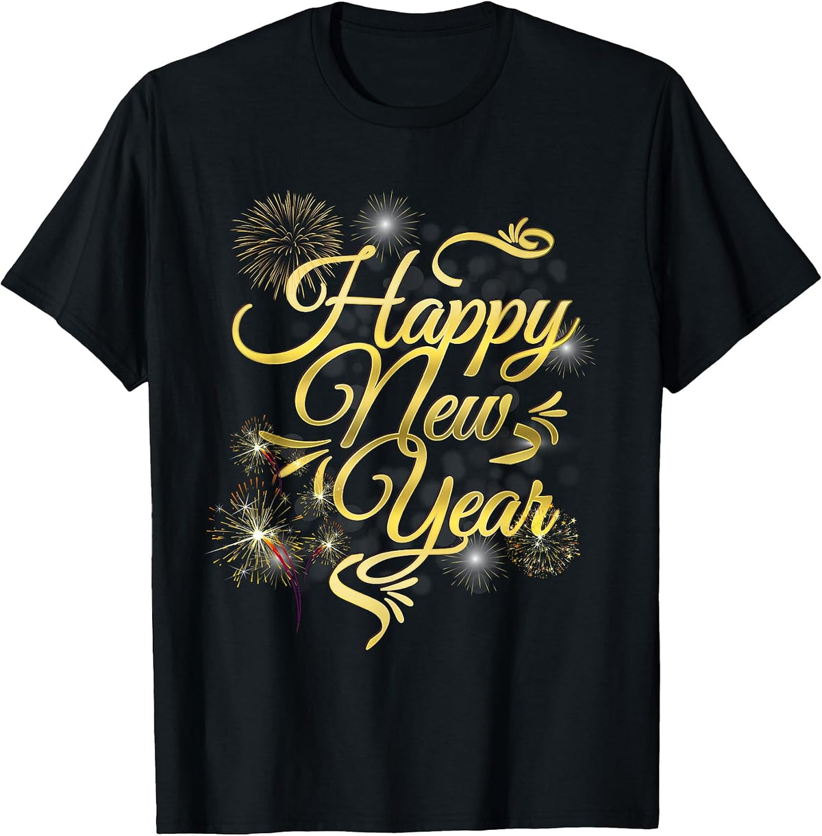 Happy New Year 2026 and Christmas Design for Men Women Kids T-Shirt