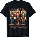 Howdy Nutcracker Merry Christmas Western Cowboy Cowgirl T-Shirt
