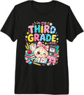 Hello Fourth Grade Dumpling Squad Kids Teacher Outfit 2027 Premium Tri-Blend T-Shirt
