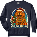Tis The Season Chow Chow Dog Merry Christmas Holiday Mom Dad Comfort Colors Adult Sweatshirt