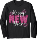 Happy New Year Matching Family New Year Countdown Fireworks Long Sleeve T-Shirt