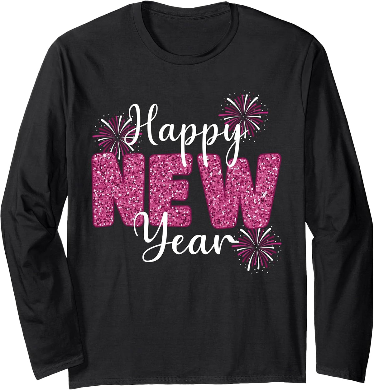 Happy New Year Matching Family New Year Countdown Fireworks Long Sleeve T-Shirt