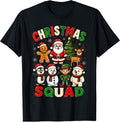 Cute Christmas Squad Festive Characters T-Shirt
