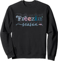 Freezin' Season Winter Vibes Cozy Fun Sweatshirt