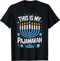 Funny Hanukkah Pajama Pun Design T-Shirt
