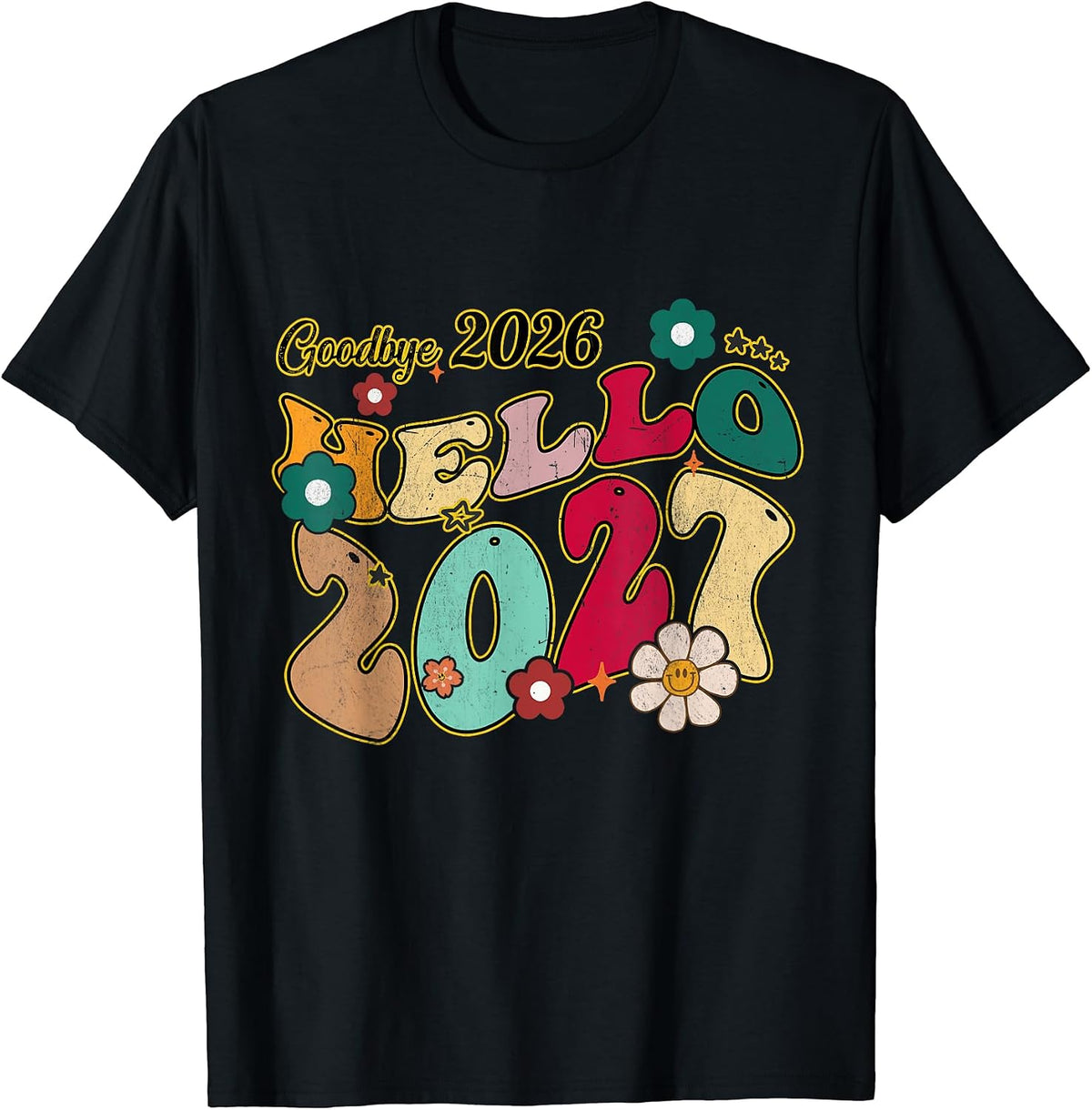 Goodbye 2026 Hello 2027 Groovy New Year