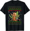 Merry Christmas Y'all Cowgirl Boots Howdy Western Retro Xmas T-Shirt