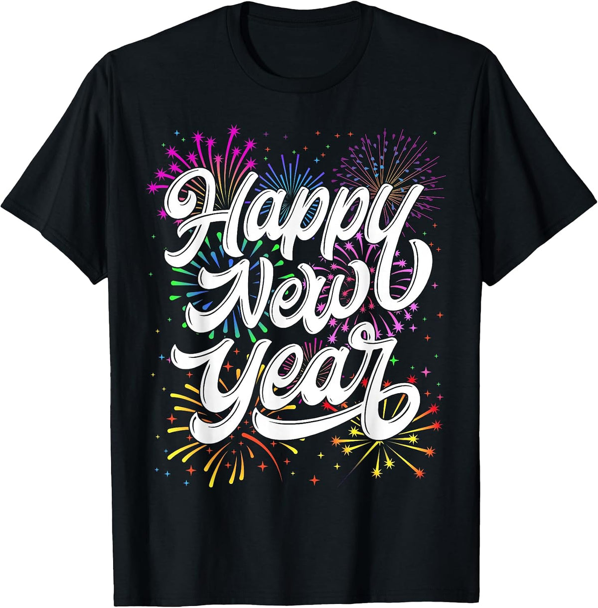 Happy New Year 2026 New Year's Eve Party Countdown Fireworks T-Shirt