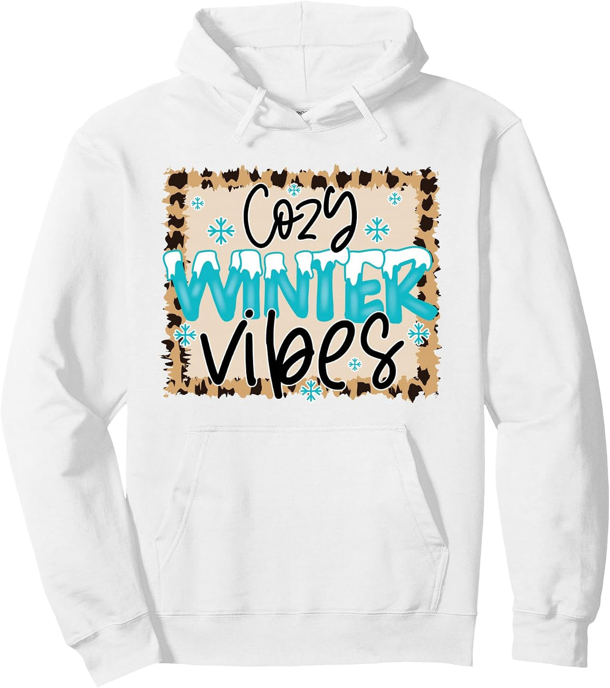 cozy winter vibes cold outside winter snowing season lover Pullover Hoodie