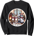 Tis The Season Cats Merry Christmas Lover Lady Cute Cat Cozy Sweatshirt