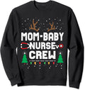 Mom Baby Nurse Christmas Shirt -VENKY DESIGNS