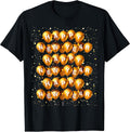 Gold New Year Balloon Bunch Graphic Happy New Year 2027 T-Shirt