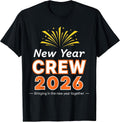 New Year Crew 2026, Family Matching Happy New Year 2026 T-Shirt