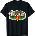 Trucker Merry Christmas Truck Driver Truckie Holiday Season T-Shirt