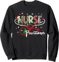 Nurse Practitioner Christmas Stethoscope Tree Xmas Nursing Sweatshirt