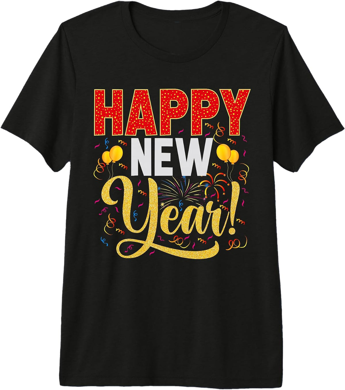 Happy New Year Family Matching Midnight Eve Party Firework Premium Tri-Blend T-Shirt