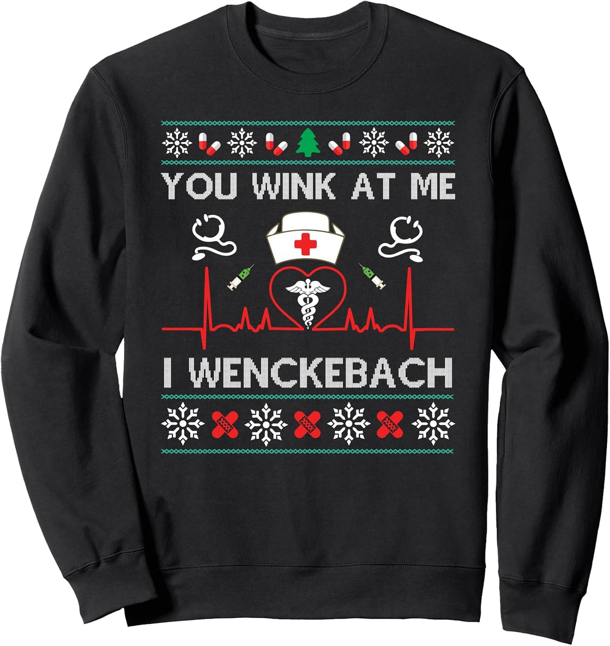 Nurse Ugly Sweater Funny Christmas Gift