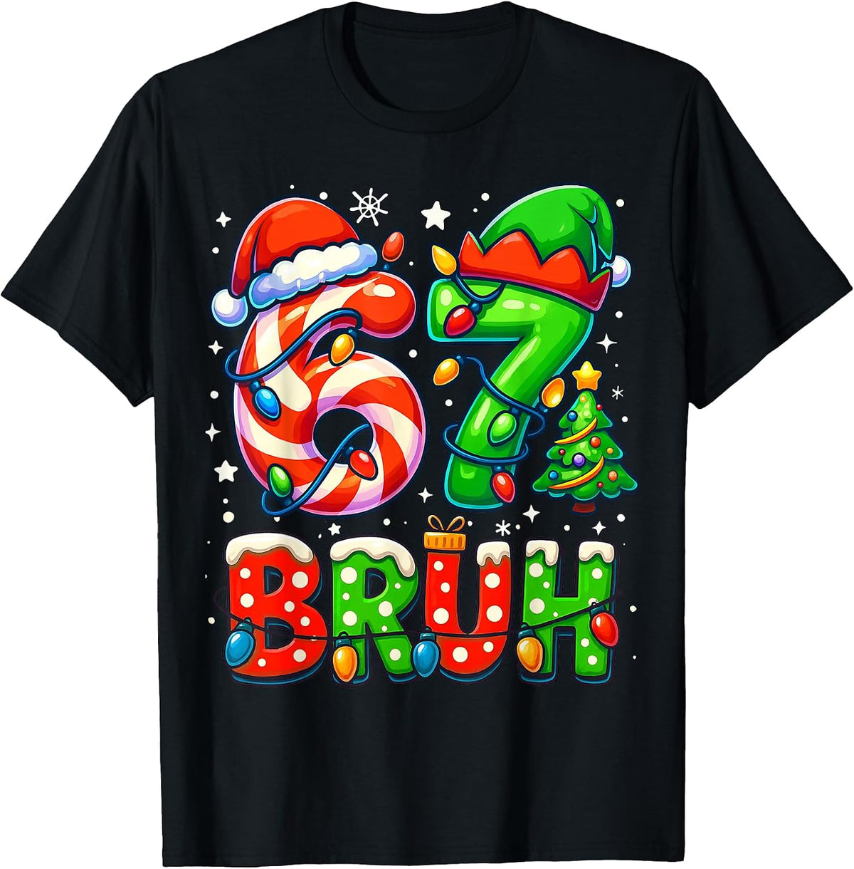 Merry Christmas Red Plaid Truck 67 Christmas T-Shirt