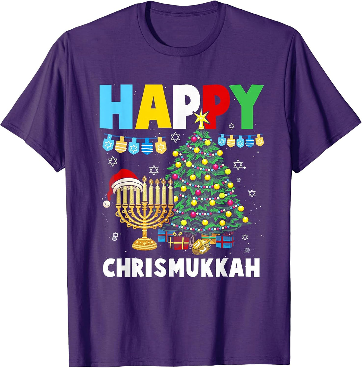 Happy Christmukkah Christmas Hanukkah Chanukah