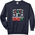 Let It Snow Festive Christmas Comfort Colors Adult Sweatshirt
