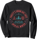 Frosty Snowflake Cafe Winter Coffee Lovers Cute Chill Vibes Sweatshirt