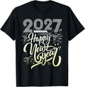 Happy New Year 2027 Loading Funny New Years Eve Party T-Shirt