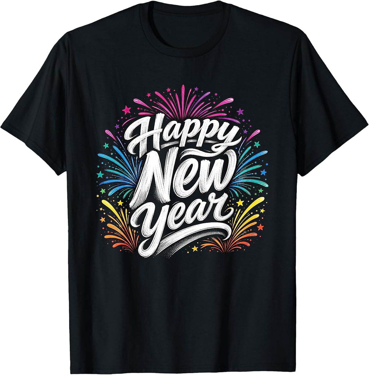 Fireworks Happy New Year 2027 T-Shirt
