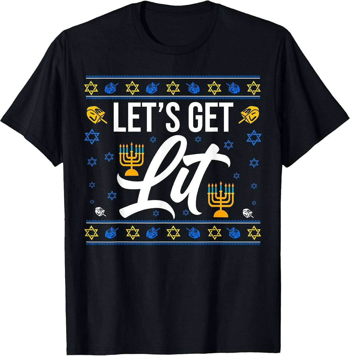 Funny Christmas Hanukkah Jewish Sweater Tee