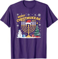 Merry Christmukkah Jewish Hanukkah Christmas Funny T-Shirt