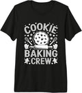 Funny Cookie Baking Crew Christmas Baking Matching Holiday Premium Tri-Blend T-Shirt