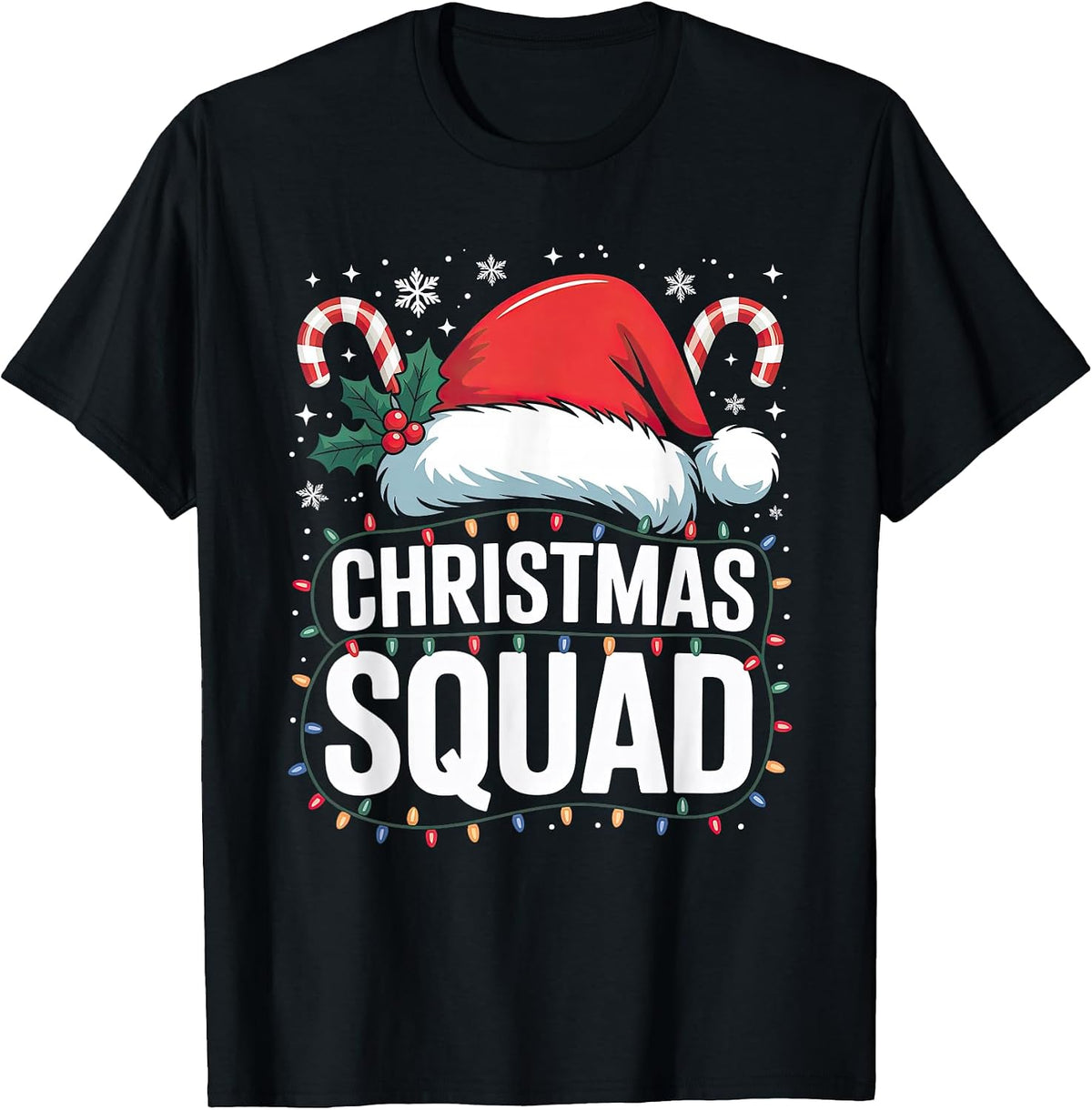 Christmas Squad Group Boys Girls Adult Kids Xmas T-Shirt