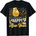 Happy New Year Party 2026 Balloon Family Matching Men Women T-Shirt
