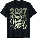 Happy New Year 2027 Loading Fireworks Funny T-Shirt