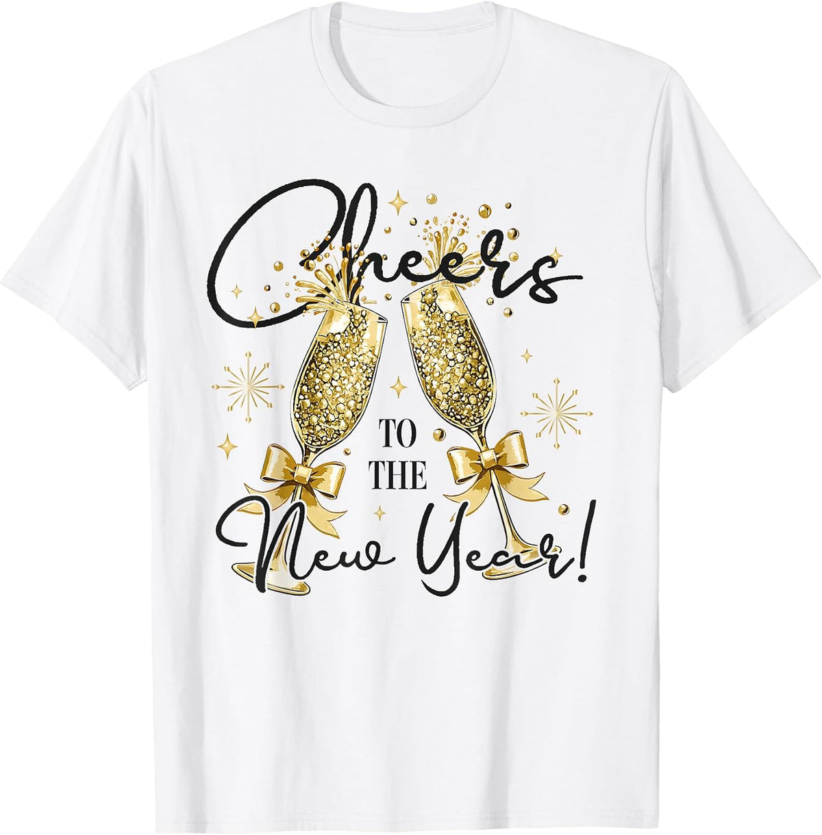 Happy New Year 2026 Cheers to A New Year Fireworks T-Shirt