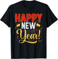 Happy New Year Family Matching Midnight Eve Party Firework T-Shirt