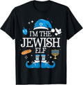 Happy Hanukkah Jewish Elf Family Group Christmas T-Shirt