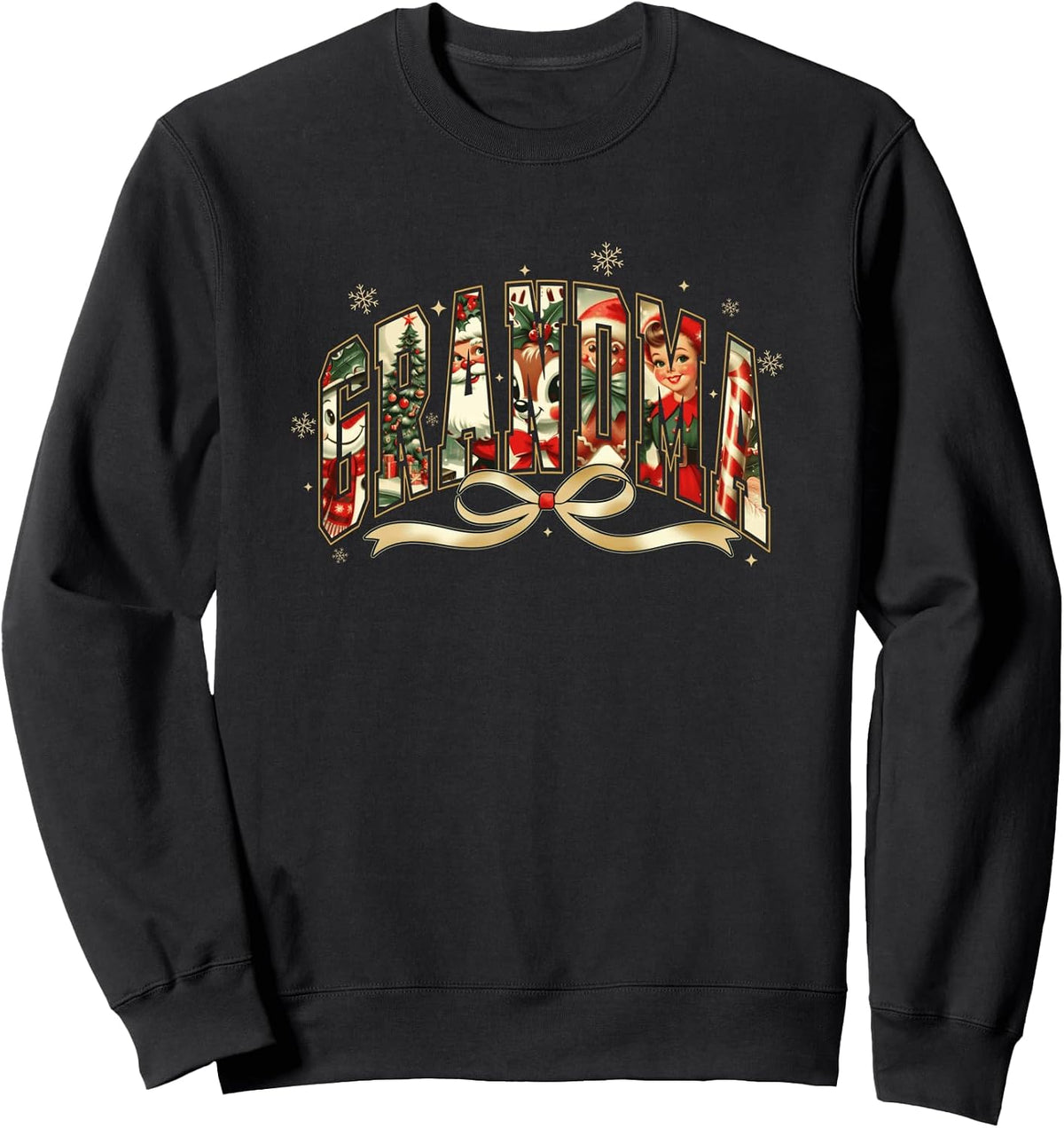 Grandma Christmas Joyful Memories Design Sweatshirt