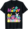 Happy Easter floral train bunny and chick with eggs rabbit Unisex