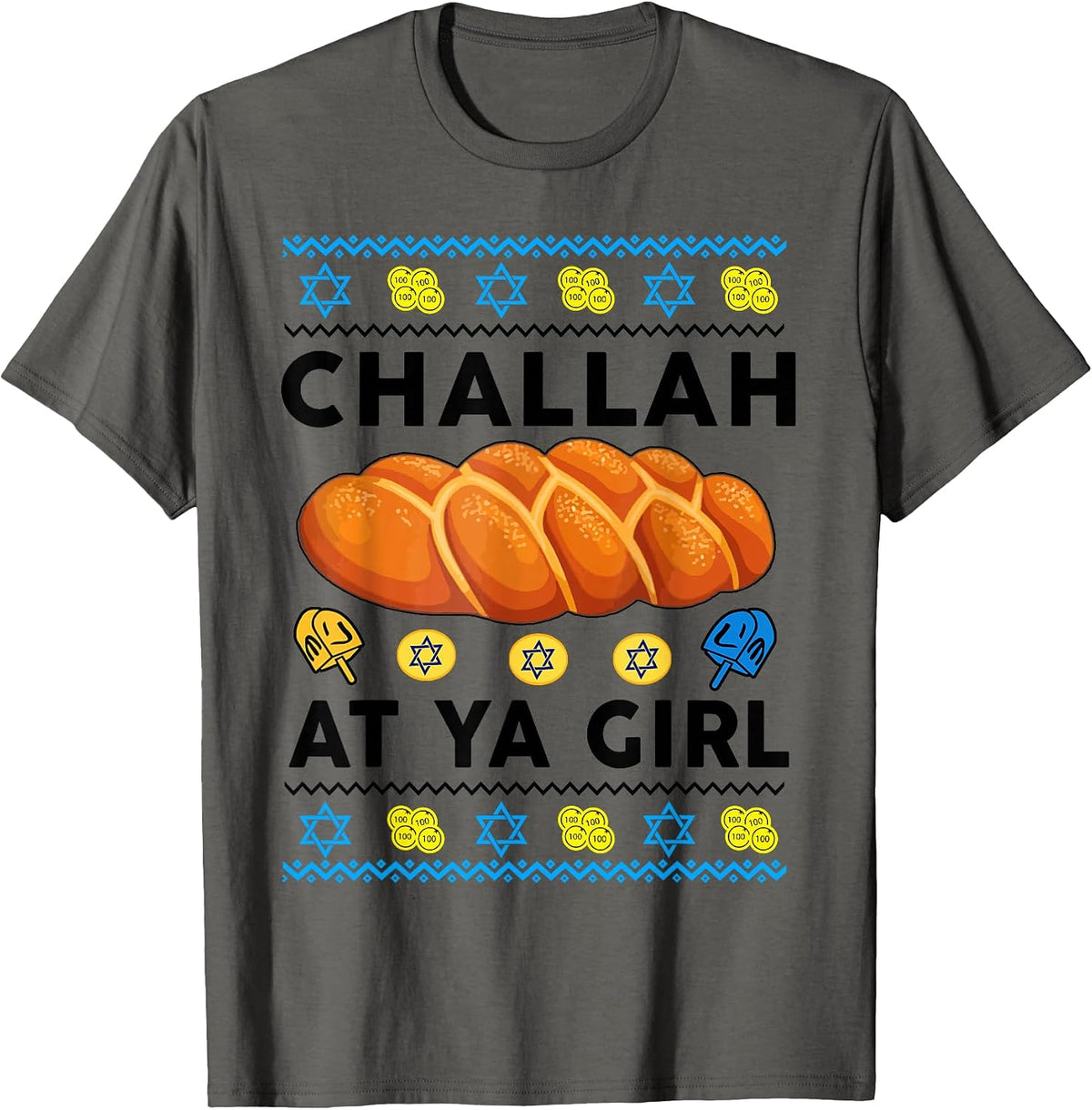 Hanukkah Shirt Women Toddler Kids Dreidel Menorah